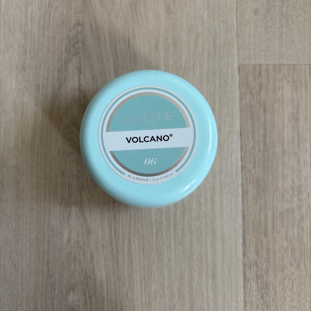 Capri Blue NWT Volcano Scented Mini Tin Jar Candle 3 oz